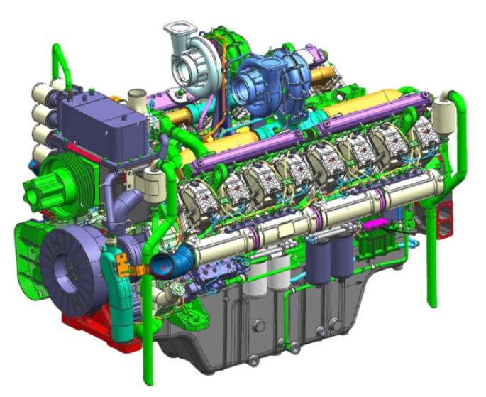 YC16VTD Multi-Cylinder Diesel Engine